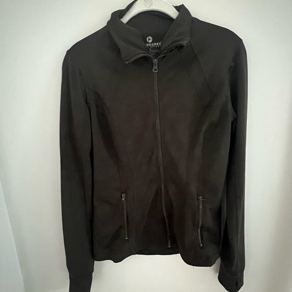 Woman’s zip up athletic sweatshirt